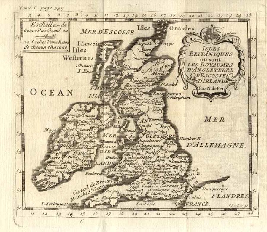 SOLD Isles Britaniques ou sont les Royaumes d'Angleterre, d'Ecosse et d'Irlande