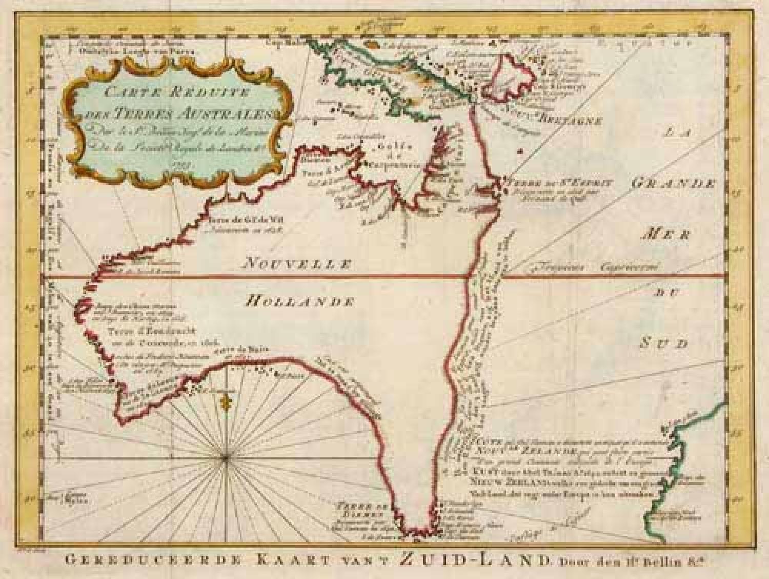 SOLD Carte Réduite des Terres Australes.