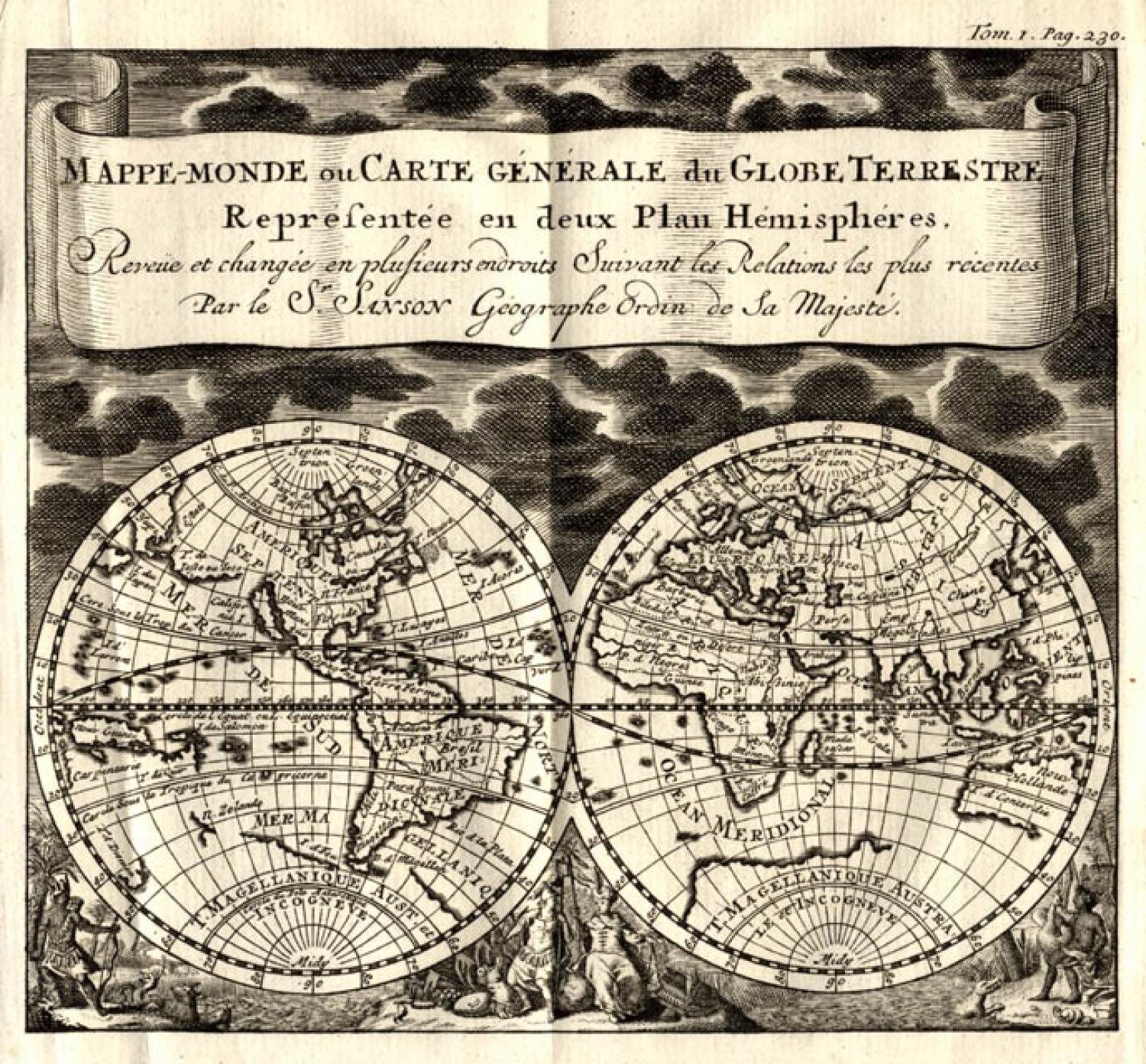 SOLD Mappe Monde ou Cart Generale du Globe Terrestre