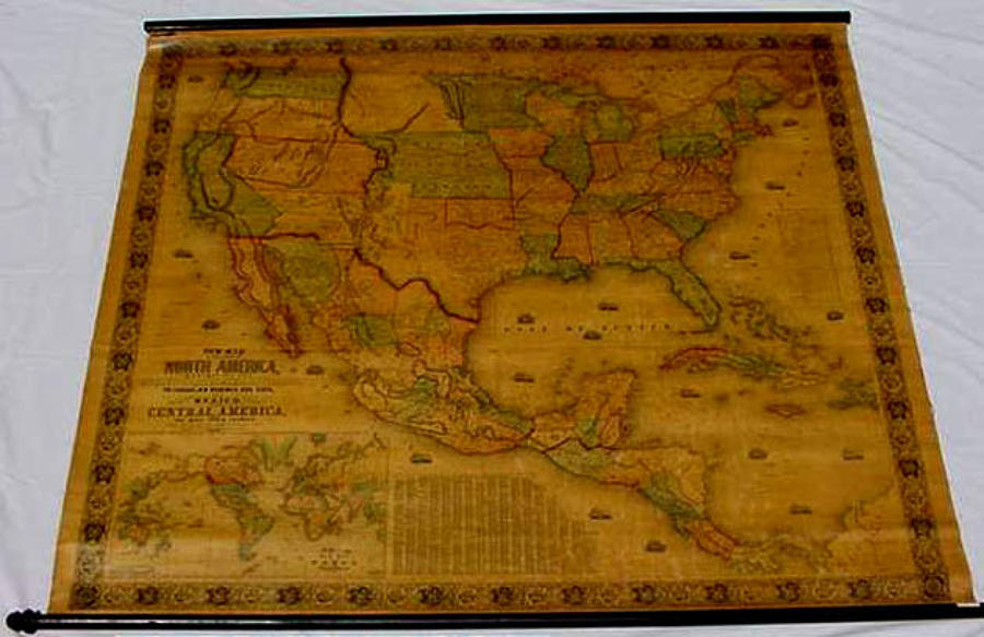SOLD New Map of that Portion of North America Exhibiting the United States and Territories, the Canadas...