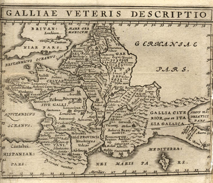 Cluver - Galliae Veteris Descrtio