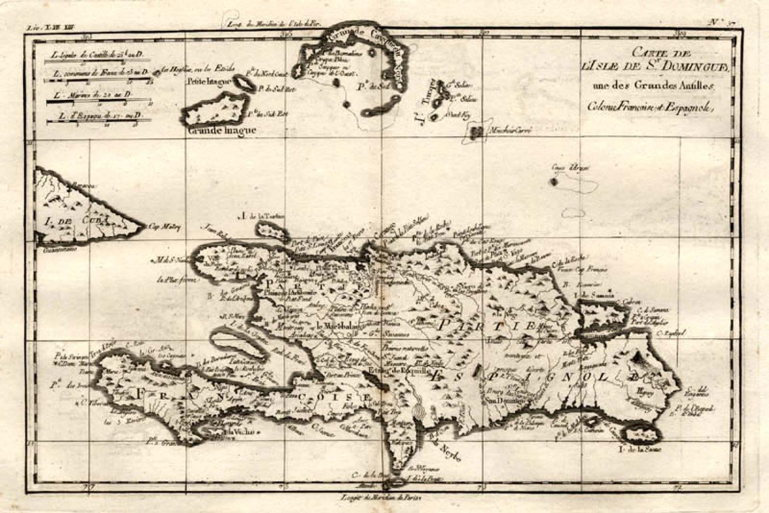 SOLD Carte de l'Isle de St Domingue