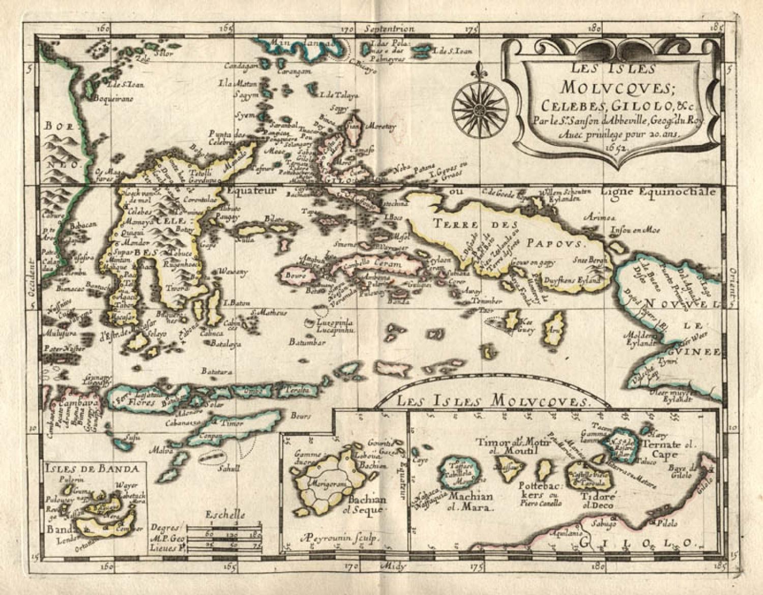 SOLD Les Isles Molucques; Celebes, Gilolo &c...