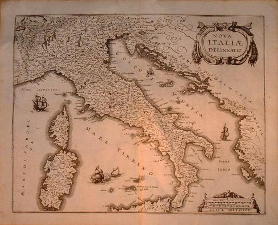 Merian - Nova Italiae Delineation