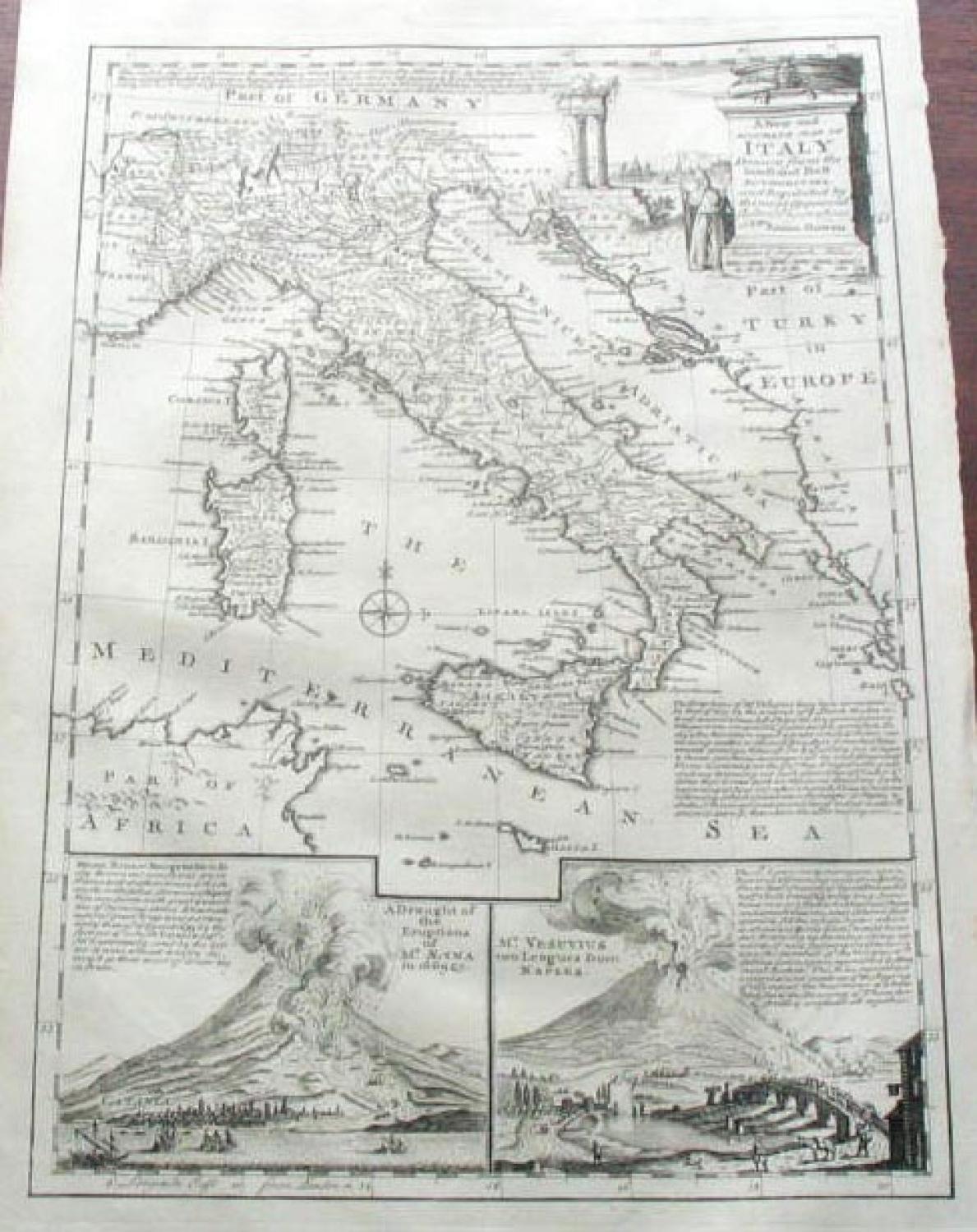 SOLD A New and Accurate Map of Italy...