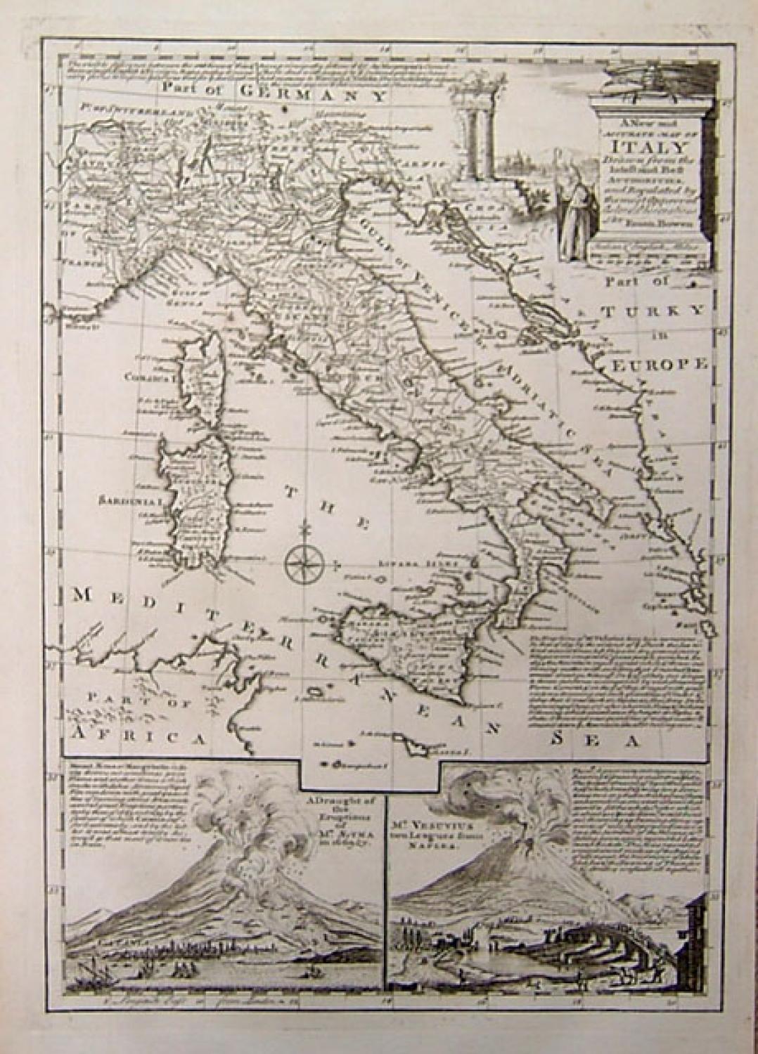 Bowen - A New and Accurate Map of Italy...