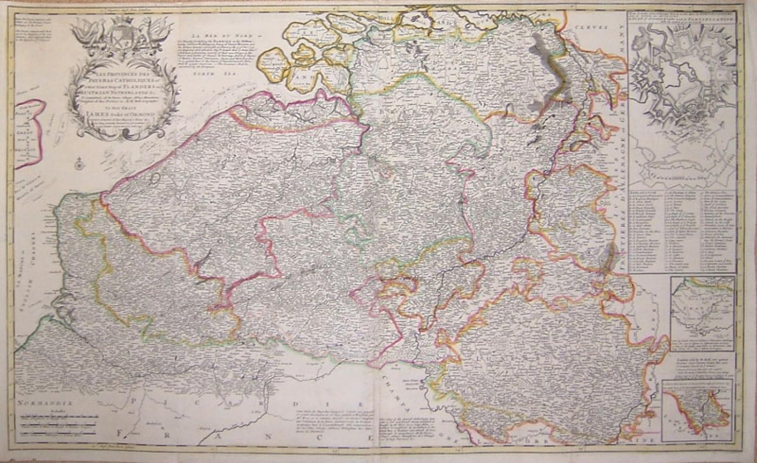 Moll - A Most Exact Map of Flanders