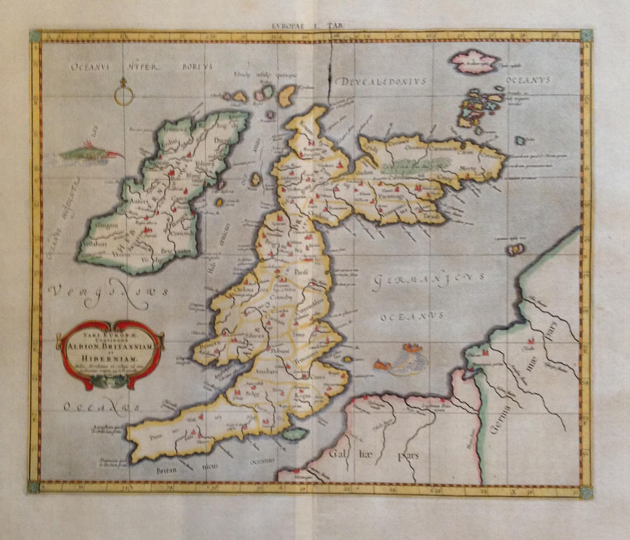 Mercator - Albion, Britanniam et Hiberniam