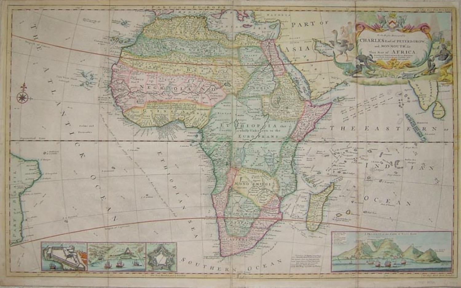 SOLD This map of Africa