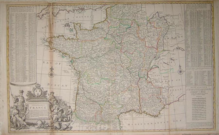 Moll - A New and Exact Map of France