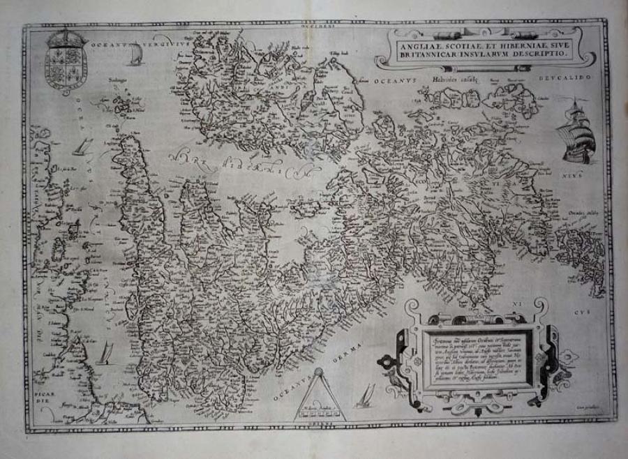 Ortelius - Angliae, Scotiae et Hiberniae