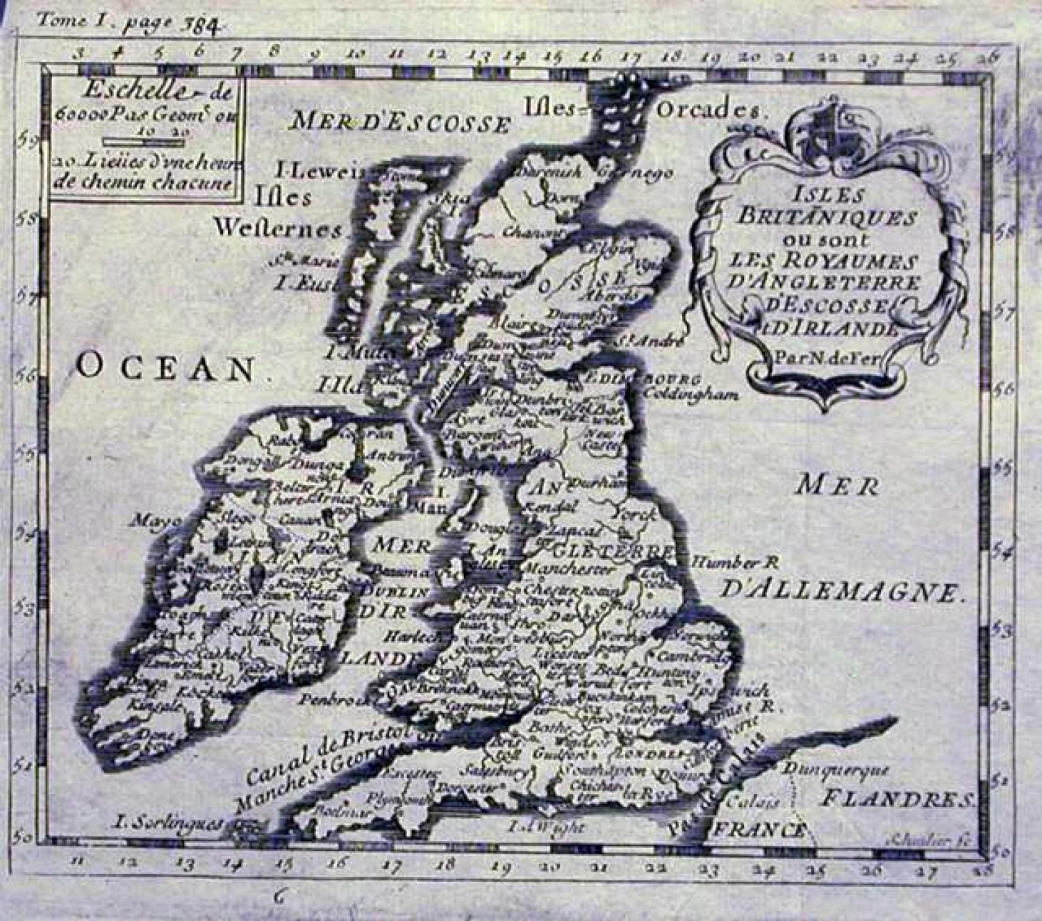SOLD Isles Britaniques ou sont Les Royaumes D'Angleterre, D'Ecosse et D'Irlande