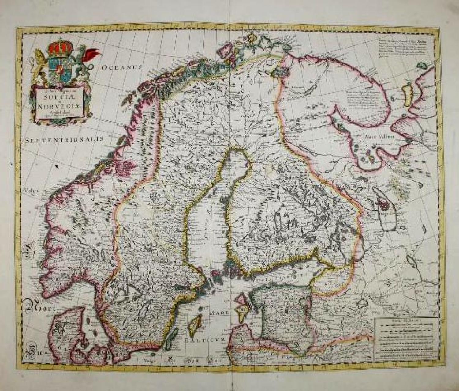 De Wit - Tabula Regnorum Sueciae et Norvegiae