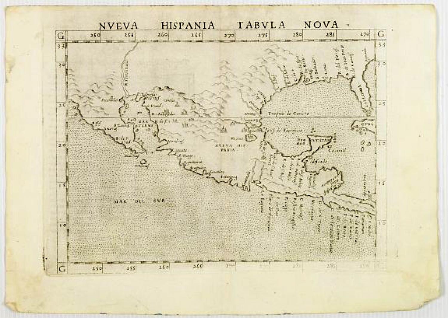 Ruscelli - Nueva Hispania tabula nova