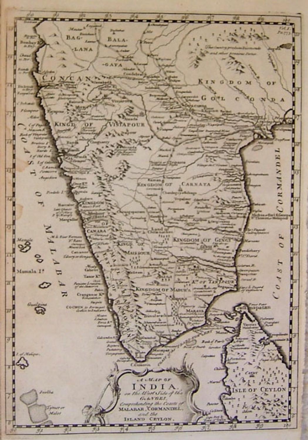 Bowen - A Map Of India..