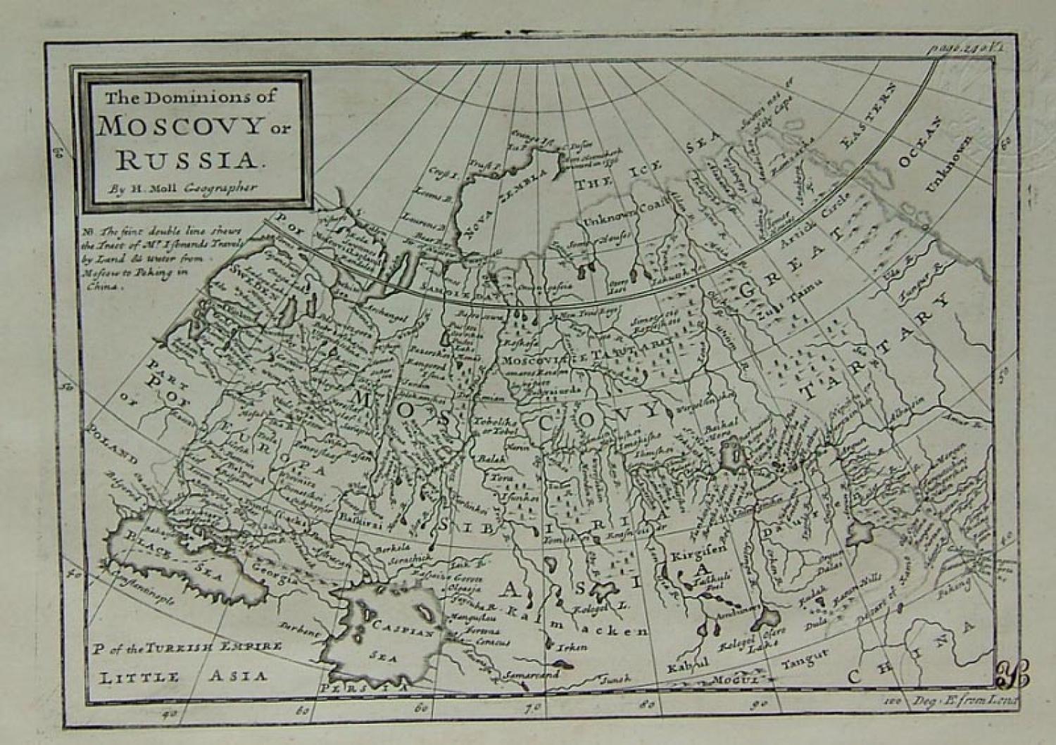 Moll - The Dominions of Moscovy or Russia