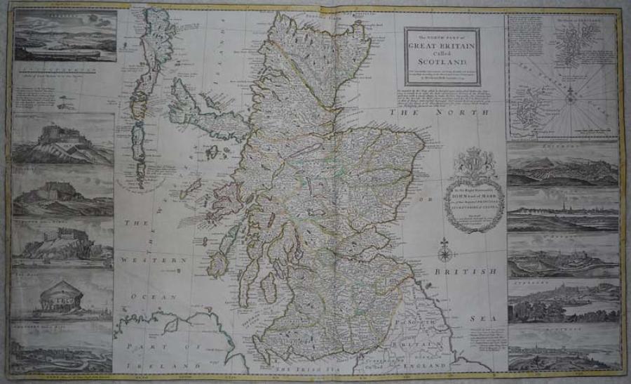 Moll north part Great Britain called Scotland