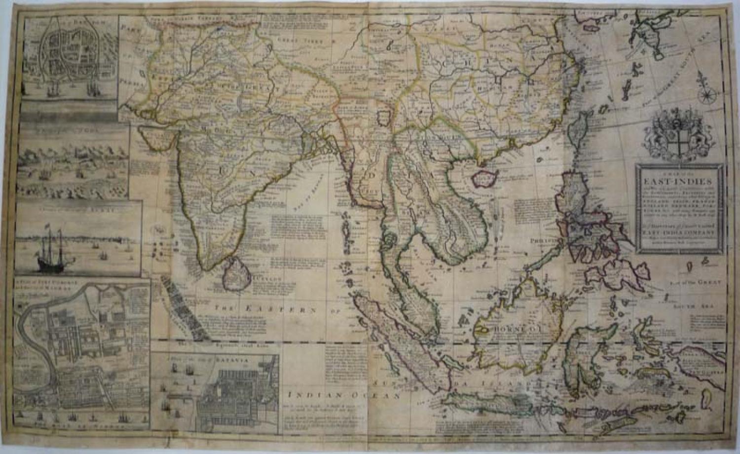 SOLD A Map of the East-Indies and the Adjacent Countries