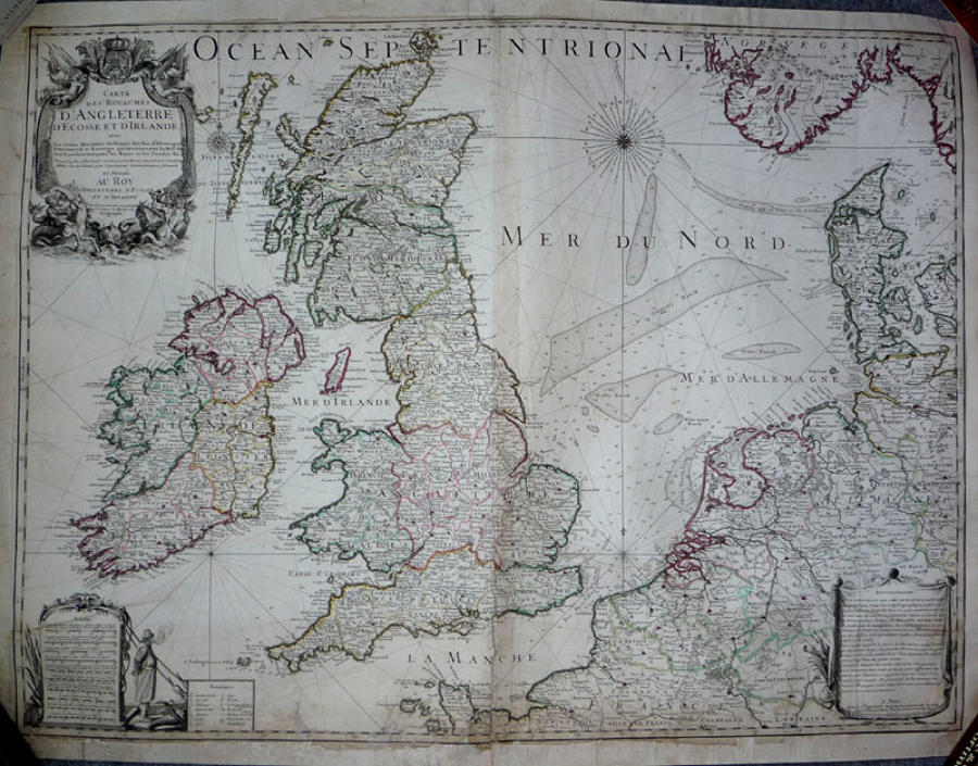 Inselin - Carte Des Royaumes De Angleterre
