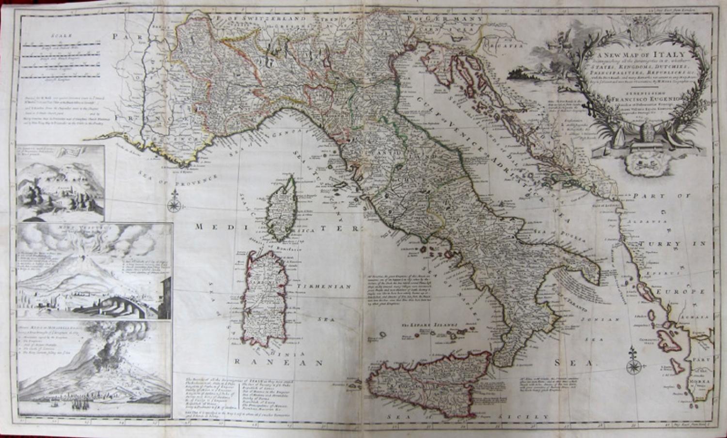 SOLD A New Map of Italy