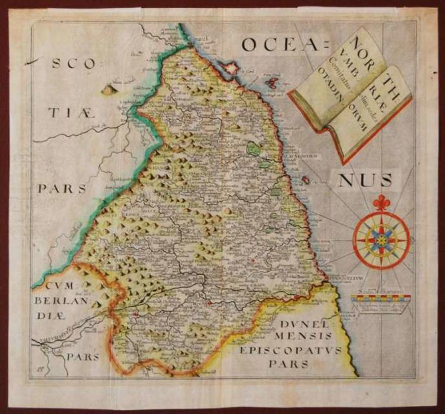 Saxton / Kip - Northumbriae Comitatus