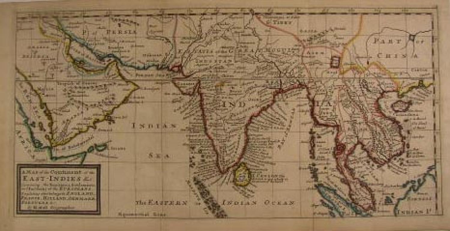 Moll - Continent of the East-Indies &c.
