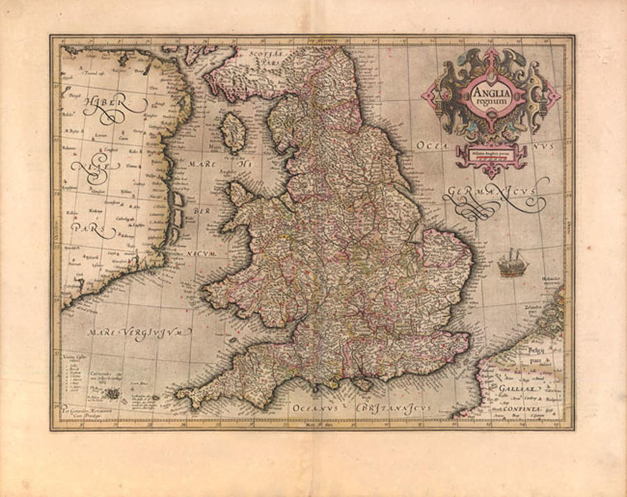 Mercator - (Set of 7) England and Wales