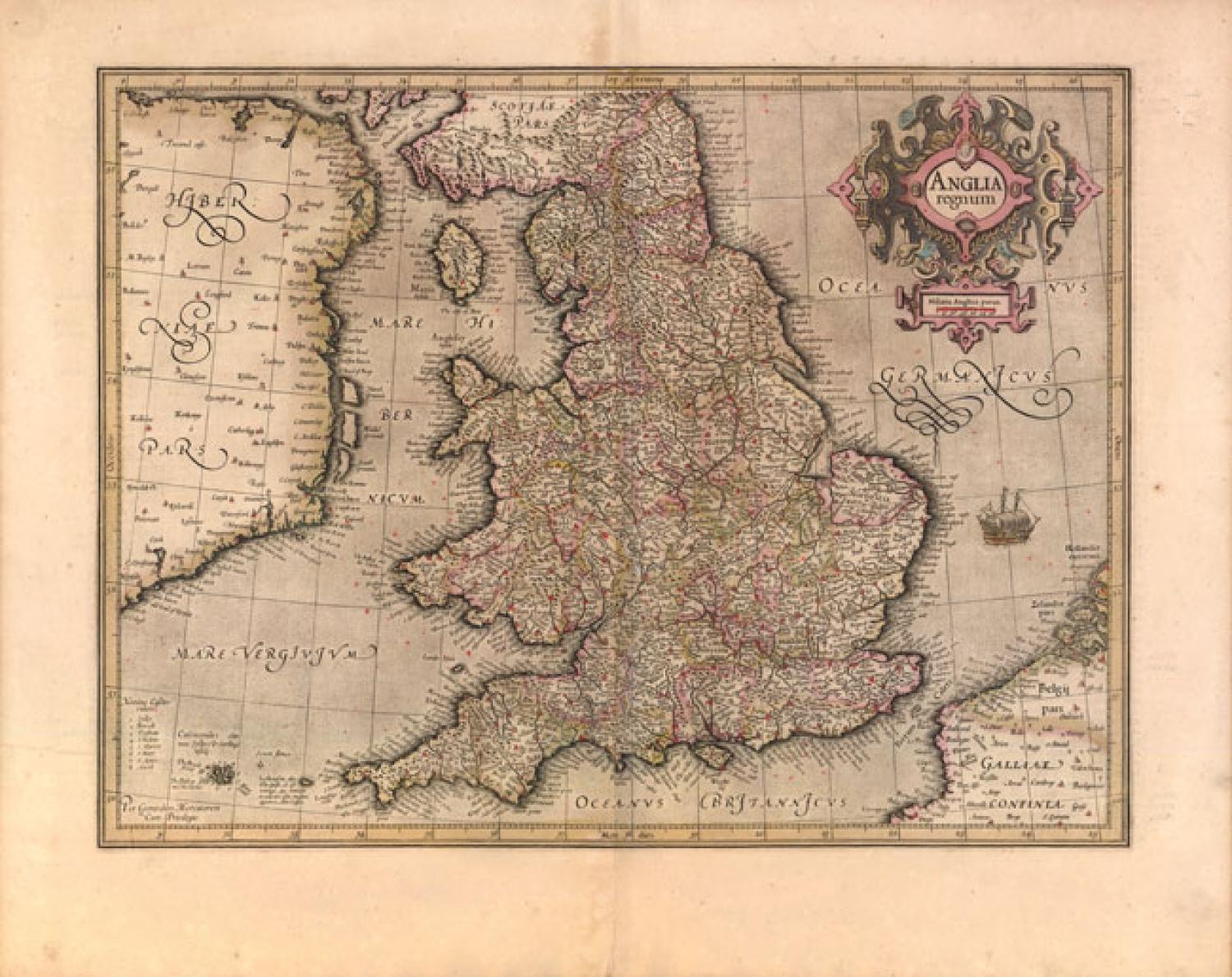 Mercator - (Set of 7) England and Wales