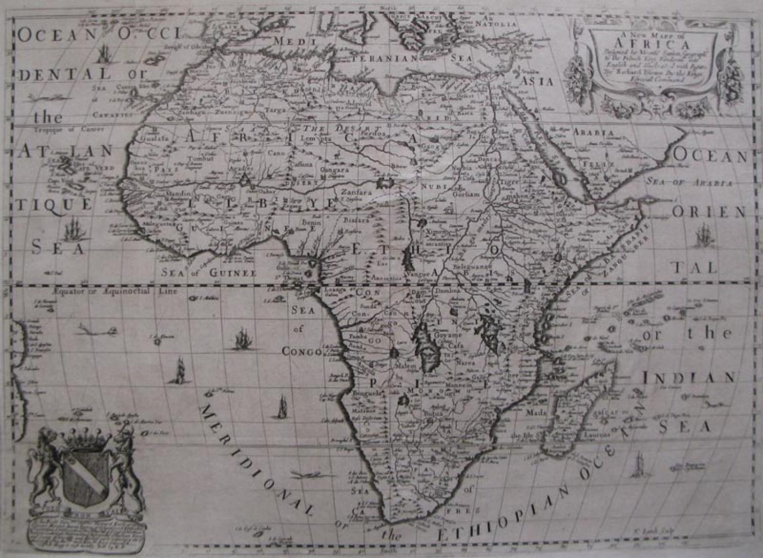 Blome - A Generall Map of Africa