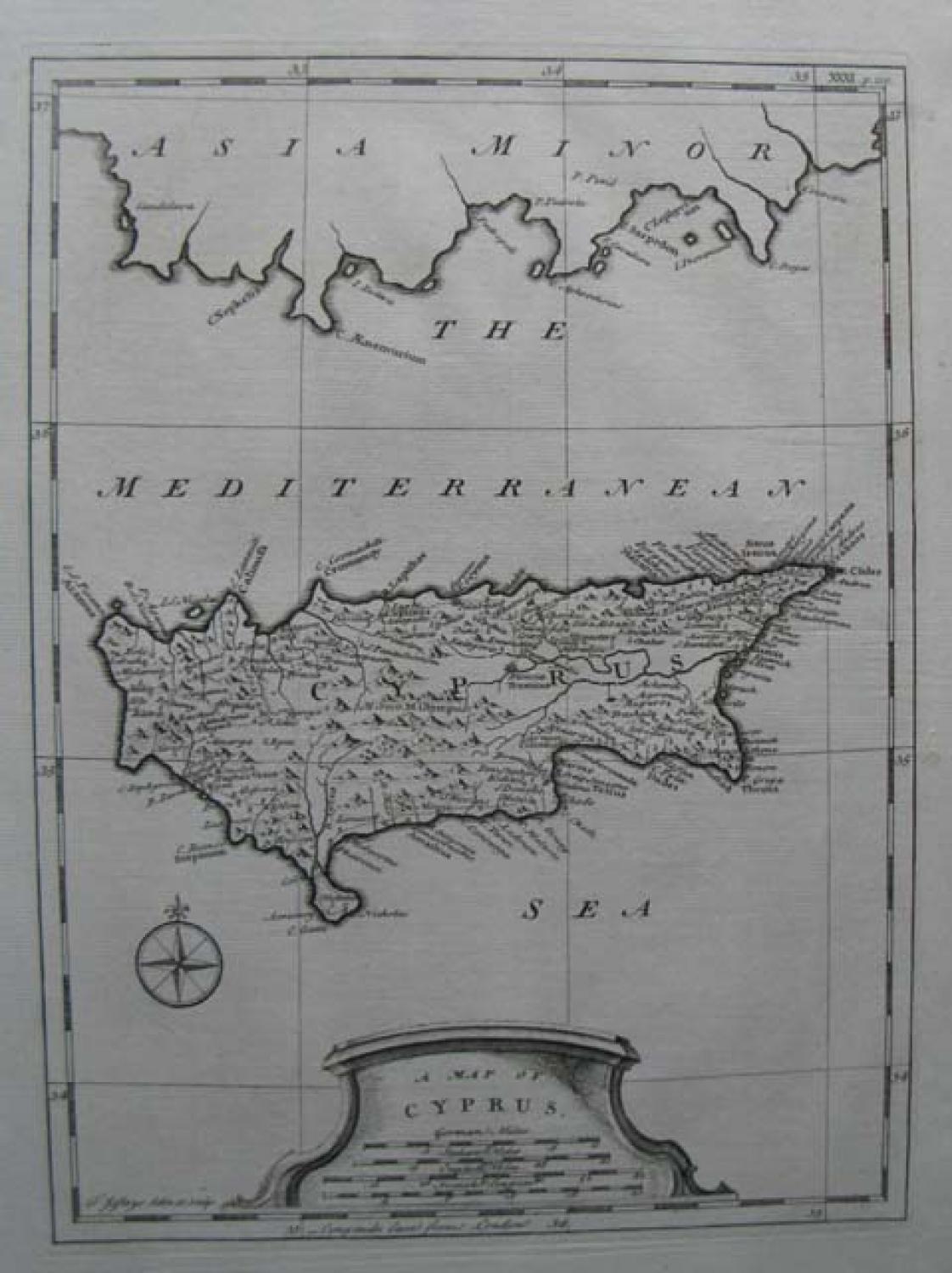 Jeffreys - A Map Of Cyprus