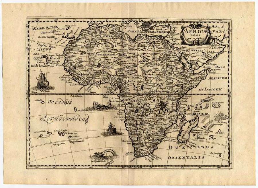 Africae Tabula par N. Sanson