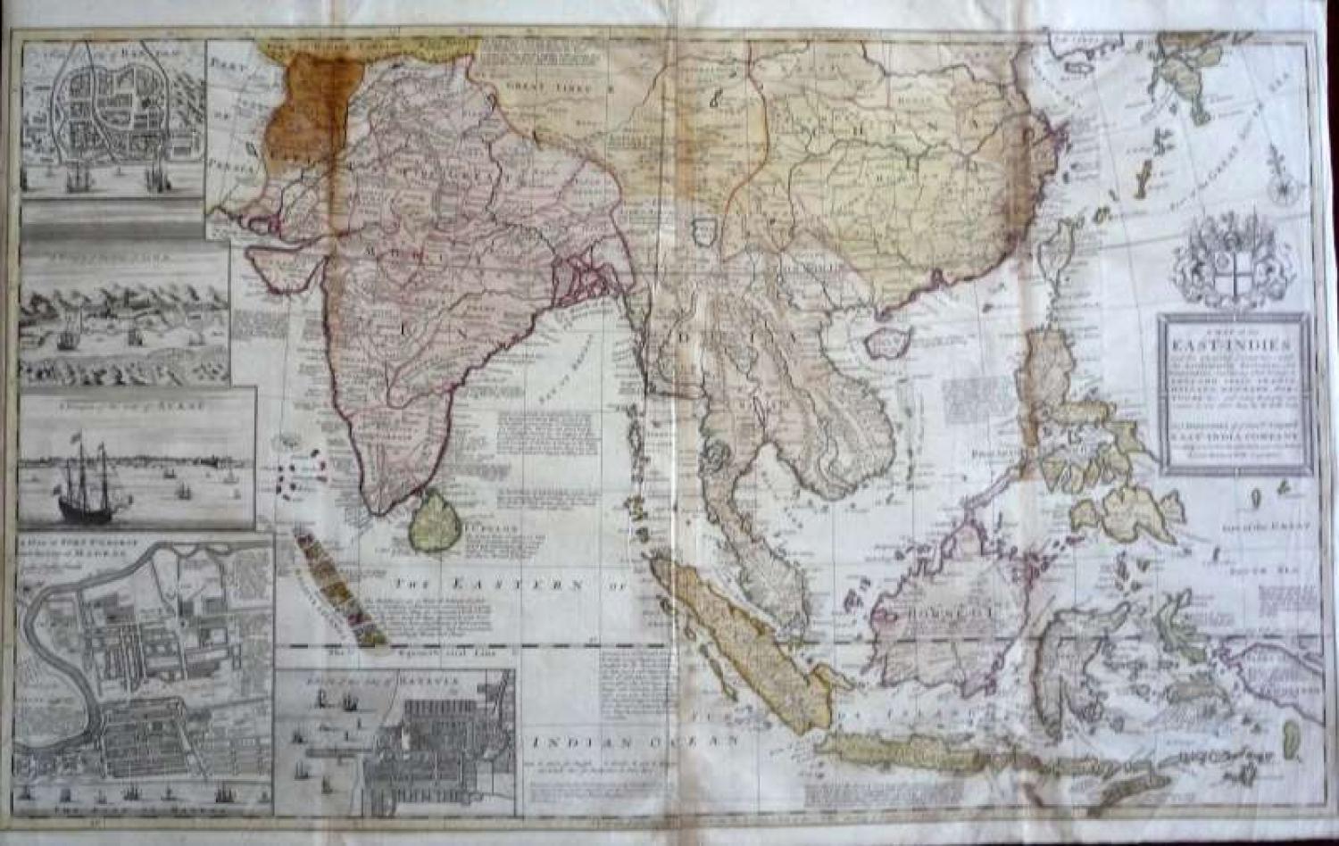 SOLD A Map of the East-Indies and the Adjacent Countries