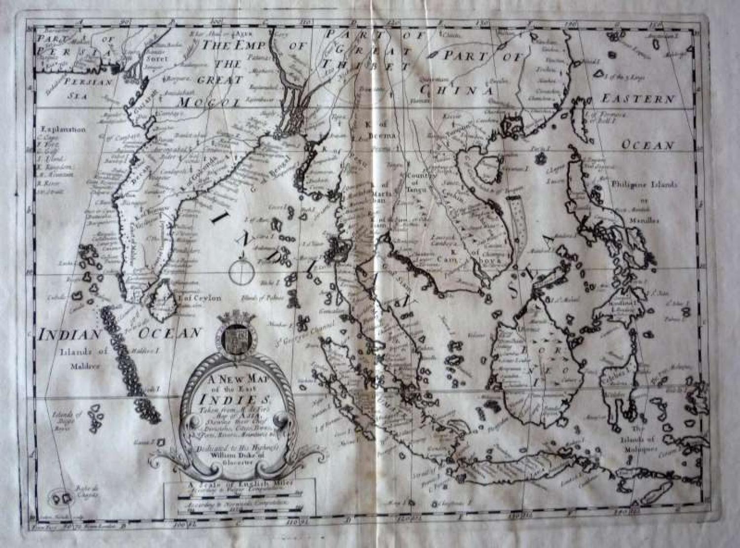 RESERVED A New Map of the East Indies...