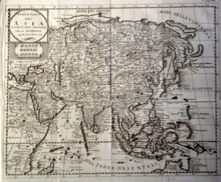 Tirion - Nieuwe kaart van Asia