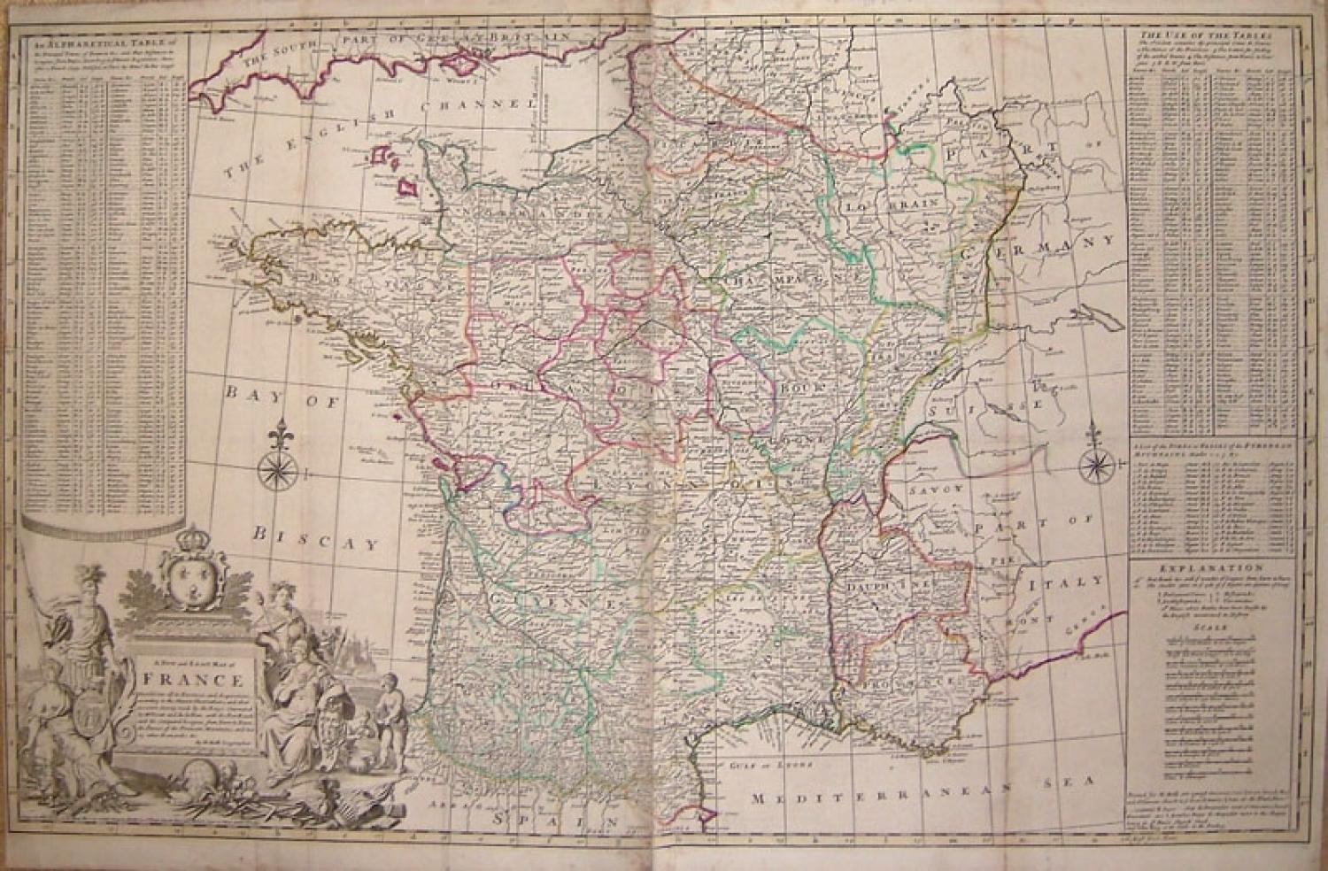Moll - A New and Exact Map of France