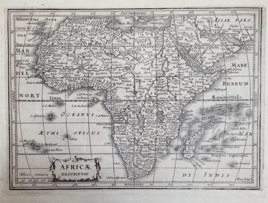 Mercator / Jansson - Africae Descriptio