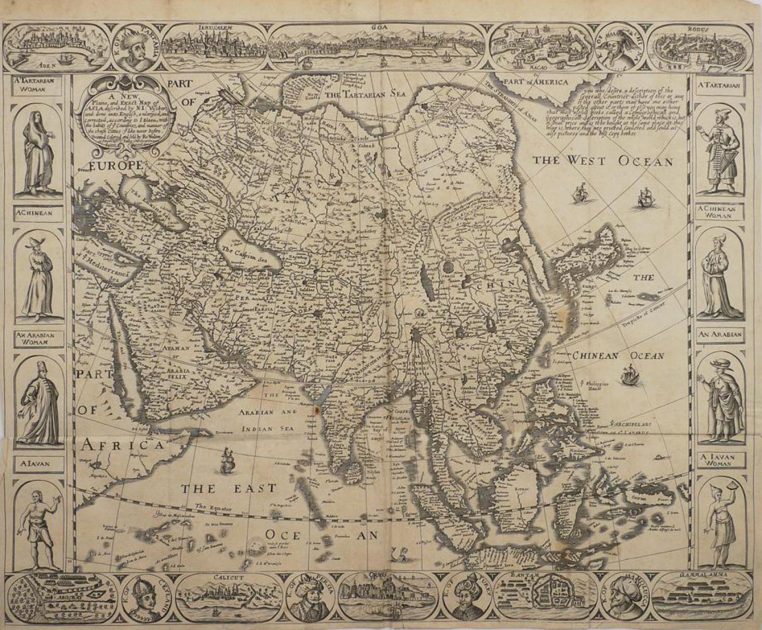 Walton - A New Plaine and Exact Map of Asia