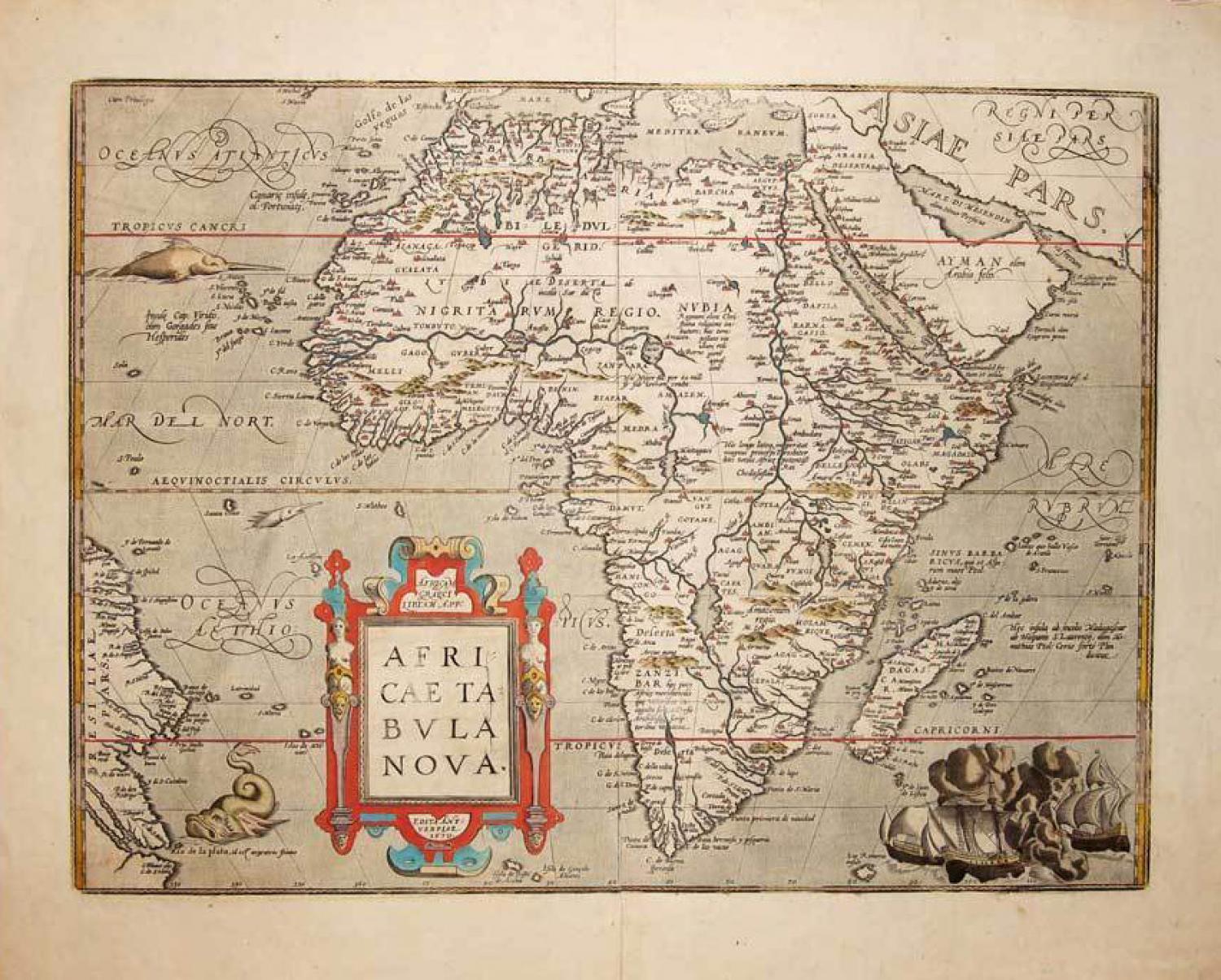 Ortelius - Africae Tabula Nova