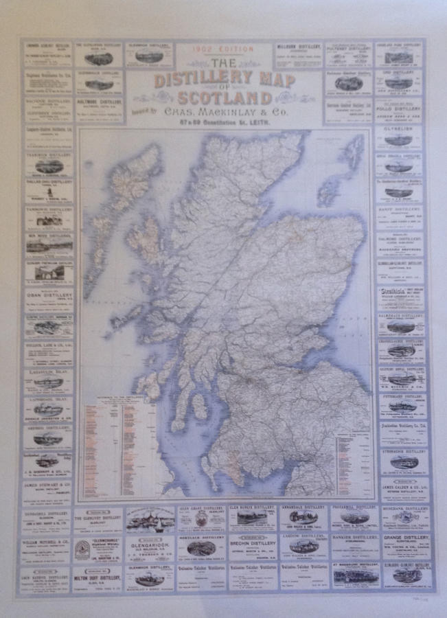 Mackinlay & Co - The Distillery Map Of Scotla