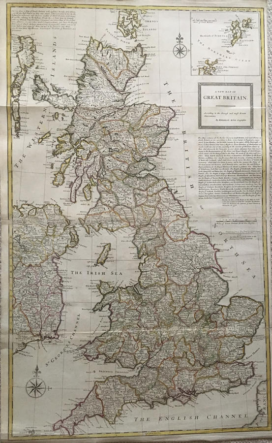 Herman Moll - A New Map of Great Britain
