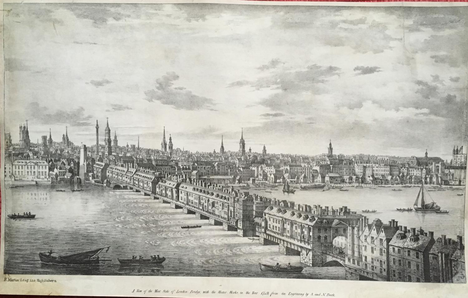 Martin -A View of the West Side London Bridge