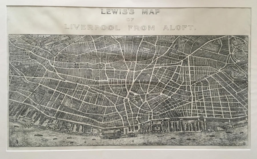 Lewis - Map of Liverpool from Aloft