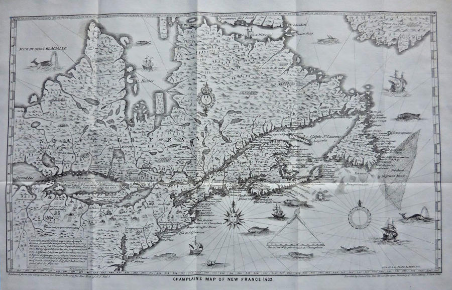 Champlain's Map of New France